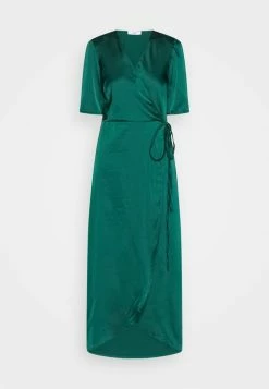 WAL G. EVA WRAP MIDI DRESS - Day Dress - Forest Green -WAL G. Sales Store a56bdf98b82c4fc29366d78aeb36cd77