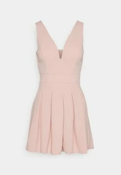 WAL G. SIRI V NECK PLAYSUIT - Jumpsuit - Blush Pink -WAL G. Sales Store a674f7b73bf245c18dc85dbf54530bcf