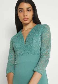 WAL G. GAYLE MIDI DRESS - Jersey Dress - Sage Green -WAL G. Sales Store a75670c131fb4b97b451cf59efcdb97a