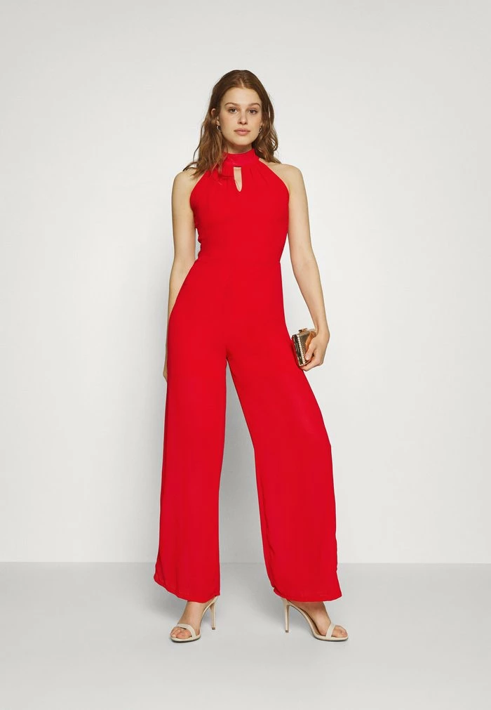 FIONA CUT OUT NECK - Jumpsuit - red WAL G. FIONA CUT OUT NECK - Jumpsuit - Red -WAL G. Sales Store a9b36615e2fe44b78d65c3ca117cd010