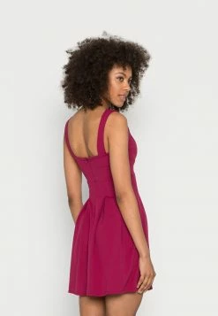WAL G. PLEATED FIT AND FLARE - Cocktail Dress / Party Dress - Magenta -WAL G. Sales Store abb2614751274aa1be712a66ef9dd4f1