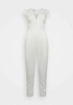 WAL G. SHORT SLEEVE V NECK - Jumpsuit - White 4 WAL G. SHORT SLEEVE V NECK - Jumpsuit - White -WAL G. Sales Store ac4b8d92ef1843349179ccd2ca6009c3