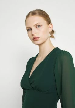 WAL G. BELLA SLEEVE SKATER DRESS - Cocktail Dress / Party Dress - Emerald Green -WAL G. Sales Store ac6889b588d84ef696268a9bfa3220e5