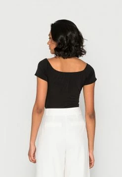 WAL G. HALLIEOFF THE SHOULDER BODY SUIT - Basic T-shirt - Black -WAL G. Sales Store ade19a8aa0bc470184051238c5c97050