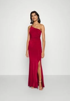 WAL G. ANDY ONE SHOULDER MAXI DRESS - Cocktail Dress / Party Dress - Wine