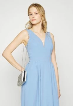 WAL G. ADDISON V NECK MIDI DRESS - Jersey Dress - Cornflower Blue -WAL G. Sales Store ae8266bd8ed74907b633ac75948636b9