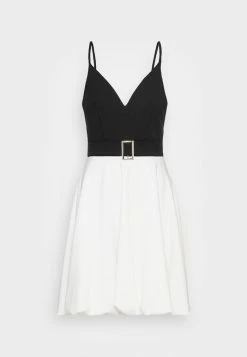 WAL G. TALULLABELTED SKATER DRESS - Cocktail Dress / Party Dress - Black/white 3 WAL G. TALULLABELTED SKATER DRESS - Cocktail Dress / Party Dress - Black/white -WAL G. Sales Store aef4c227294e4351bfec7b49ce557a18