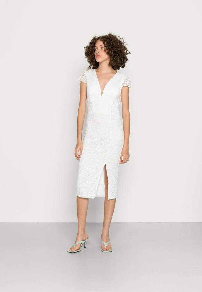 ROBIN V NECK MIDI DRESS - Cocktail dress / Party dress - white WAL G. ROBIN V NECK MIDI DRESS - Cocktail Dress / Party Dress - White -WAL G. Sales Store b156cc4f662d427a9d51dcfe50eb2078