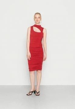 WAL G. TIMMY MIDI DRESS - Shift Dress - Cherry Red