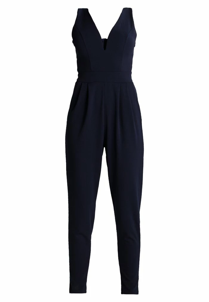 V NECK - Jumpsuit - navy WAL G. V NECK - Jumpsuit - Navy -WAL G. Sales Store b202f9dd44f842bb9475f46f60b82a8a