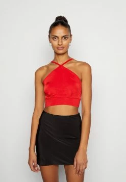 WAL G. JO STRAPPY CROP - Top - Red