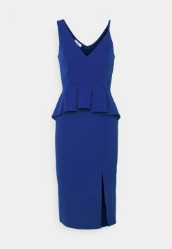 WAL G. SWEENY PEPLUM MIDI DRESS - Jersey Dress - Electric Blue 5 WAL G. SWEENY PEPLUM MIDI DRESS - Jersey Dress - Electric Blue -WAL G. Sales Store b46e7cbf33824f22bed6bae129eee138