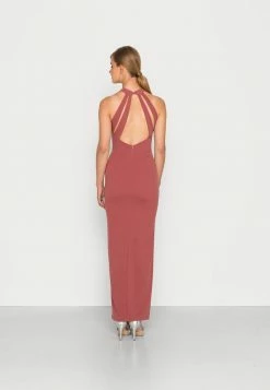 WAL G. WGXZL WEDDING - INFINITY BACK CUT OUT MAXI DRESS - Occasion Wear - Dark Mauve Pink -WAL G. Sales Store b5e22b670528436caa92390013192372