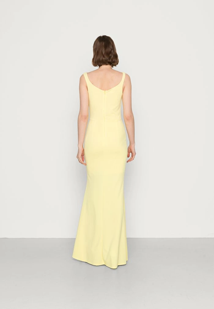 KIA OFF THE SHOULDER MAXI DRESS - Occasion wear - baby yellow WAL G. KIA OFF THE SHOULDER MAXI DRESS - Occasion Wear - Baby Yellow -WAL G. Sales Store b786e941eabb4559bac56f3b6df6aac2