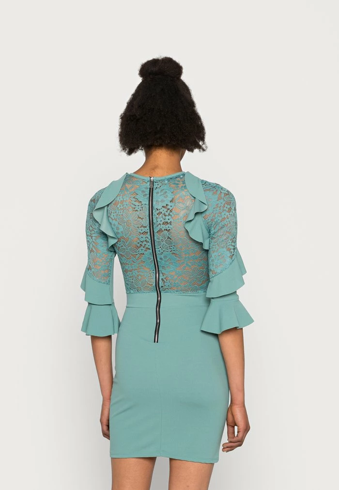 MARLEE FRILL DRESS - Cocktail dress / Party dress - sage green WAL G. MARLEE FRILL DRESS - Cocktail Dress / Party Dress - Sage Green -WAL G. Sales Store b80887acc4734c5f851ec9fbd03d7146