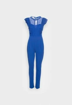 WAL G. ANGIE LACE - Jumpsuit - Electric Blue -WAL G. Sales Store b8e47fad7d244fa0bd8f38a9bfb3182a