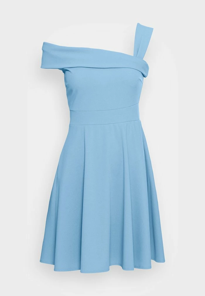 NOELLE OFF THE SHOULDER SKATER DRESS - Cocktail dress / Party dress - cornflower blue WAL G. NOELLE OFF THE SHOULDER SKATER DRESS - Cocktail Dress / Party Dress - Cornflower Blue -WAL G. Sales Store b9a48138e3de4aa0af8e4cab51c53c49