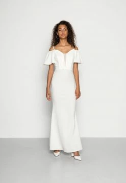 WAL G. TALLY FLARE SLEEVE MAXI DRESS - Occasion Wear - White