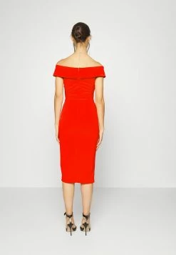 WAL G. ZARA MIDI DRESS - Jersey Dress - Red -WAL G. Sales Store bad4f2e2f7774f1a803efab38dc05621