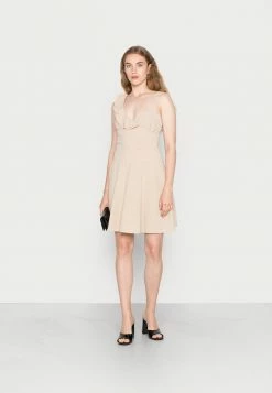 WAL G. JOLENE ASYMMETRIC SKATER DRESS - Jersey Dress - Beige 1 WAL G. JOLENE ASYMMETRIC SKATER DRESS - Jersey Dress - Beige -WAL G. Sales Store bbc61af6c0624316b38c32df10351145
