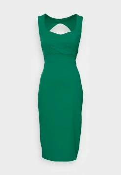 WAL G. ALYONA HEART NECK MIDI DRESS - Cocktail Dress / Party Dress - Leaf Green -WAL G. Sales Store bc742771cc644268b332e971a4390a5d