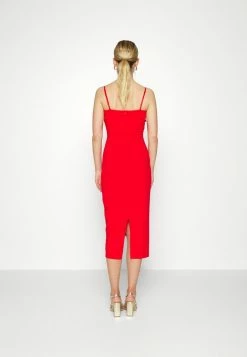 WAL G. WGXZL WEDDING - ABEL SCALLOP NECK MIDI DRESS - Cocktail Dress / Party Dress - Red 4 WAL G. WGXZL WEDDING - ABEL SCALLOP NECK MIDI DRESS - Cocktail Dress / Party Dress - Red -WAL G. Sales Store bd9881dd29344f0aae273193ff158d92