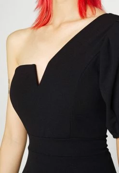WAL G. ZALORA ONE SLEEVE SKATER DRESS - Jersey Dress - Black -WAL G. Sales Store be39eb005c3a4a31bca0a778cd9978e2