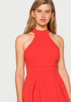 WAL G. CHERYL HALTER NECK SKATER DRESS - Day Dress - Red -WAL G. Sales Store be6ae2f1d060496eb1dbf7275d9775eb