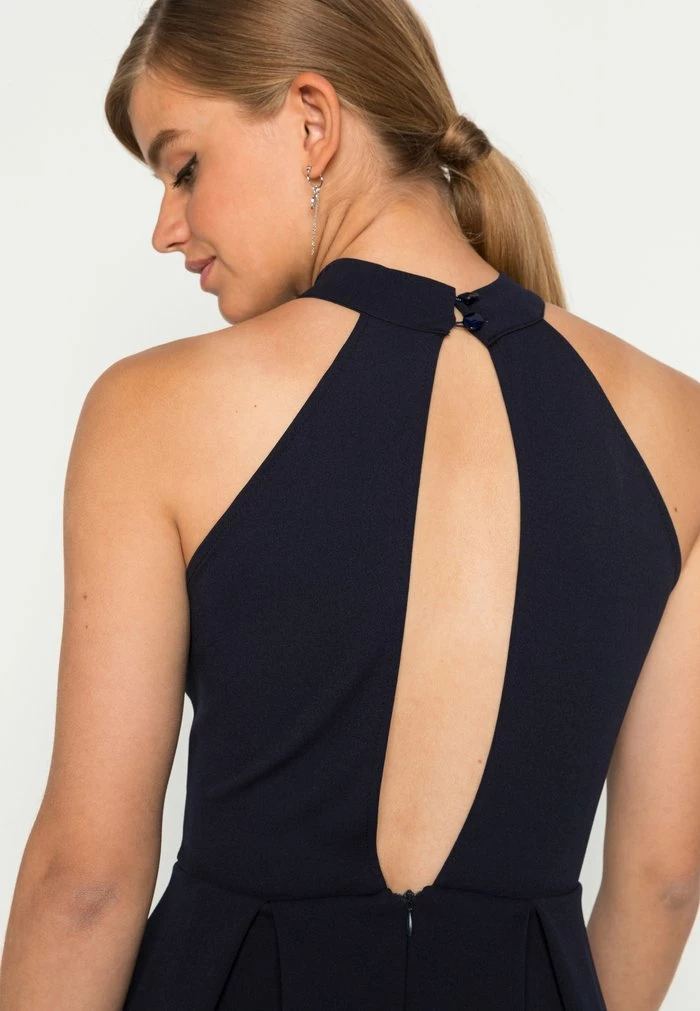 CHERYL HALTER NECK SKATER DRESS - Day dress - navy blue WAL G. CHERYL HALTER NECK SKATER DRESS - Day Dress - Navy Blue -WAL G. Sales Store beab0bacc1734a2b82d125d1e311e714
