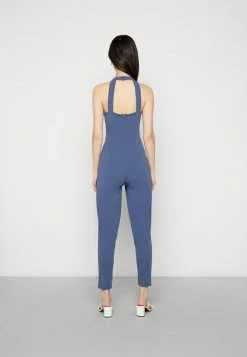 WAL G. SULTANA HALTER NECK JUMPSUIT - Jumpsuit - Denim Blue -WAL G. Sales Store bedb9431c0144f85aa9d765de7927490