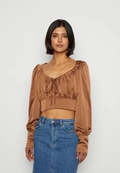 WAL G. MIA LONG SLEEVE - Blouse - Brown