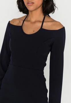 WAL G. ALEXIS CUT OUT HALTER DRESS - Cocktail Dress / Party Dress - Navy -WAL G. Sales Store bfe6a771843242b9bc003a603ae37037