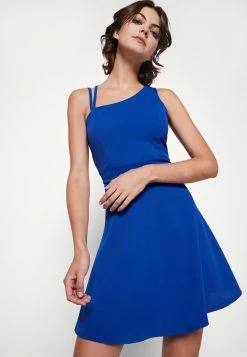WAL G. TWO STRAP SKATER DRESS - Cocktail Dress / Party Dress - Electric Blue -WAL G. Sales Store c0abad25874e41c3899dfe1735f0e9cb