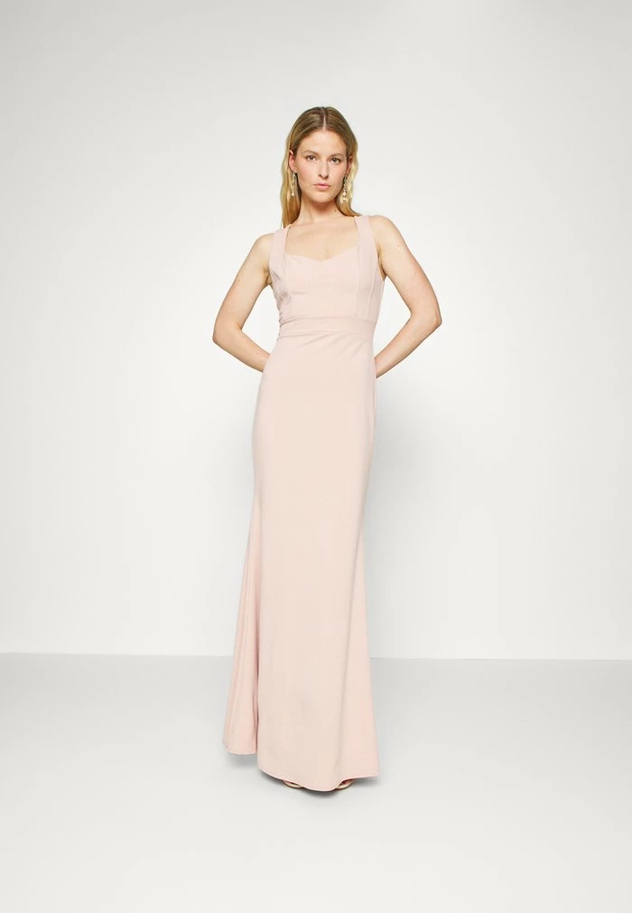 WGXZL WEDDING - HARI BONE HEART NECK MAXI DRESS - Occasion wear - blush pink WAL G. WGXZL WEDDING - HARI BONE HEART NECK MAXI DRESS - Occasion Wear - Blush Pink -WAL G. Sales Store c0e92e7ad894458ca3c8748000112d29