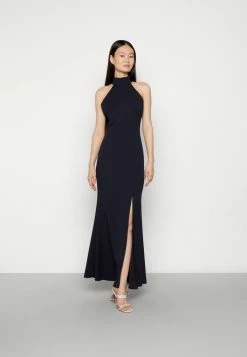 WAL G. HALTER NECK MAXI DRESS - Occasion Wear - Navy Blue