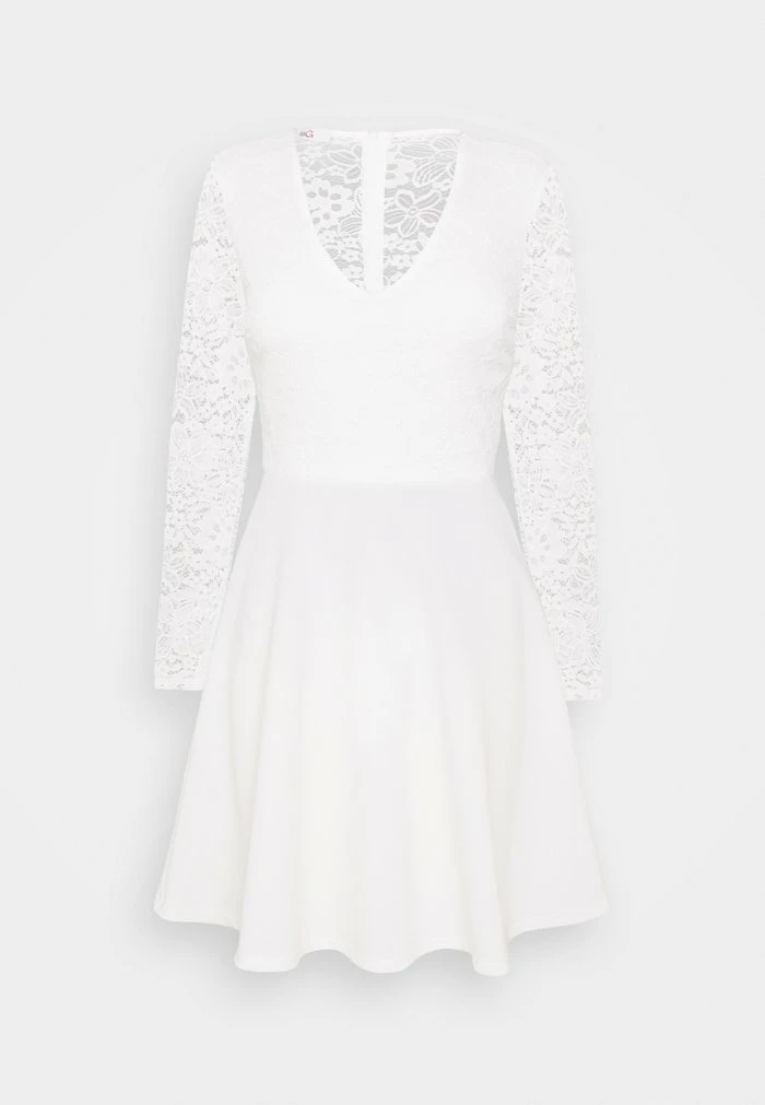 MICHELLE SKATER - Cocktail dress / Party dress - white WAL G. MICHELLE SKATER - Cocktail Dress / Party Dress - White -WAL G. Sales Store c249a06c90f741d482090e9049a53f36