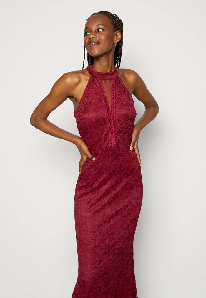 HIGH NECK MAXI - Occasion wear - berry wine WAL G. HIGH NECK MAXI - Occasion Wear - Berry Wine -WAL G. Sales Store c317bcd23a4844eba1dee160fce702a6