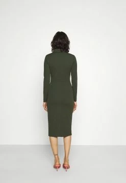 WAL G. HOLLY CUT OUT MIDI DRESS - Jersey Dress - Khaki -WAL G. Sales Store c341458b845145d59f45b26dcb892662