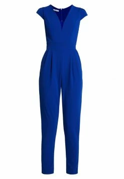 WAL G. SHORT SLEEVE V NECK - Jumpsuit - Blue -WAL G. Sales Store c3c87102032040f1977d9fb5881fbf60