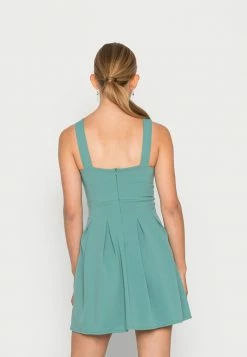 WAL G. V NECK SKATER - Cocktail Dress / Party Dress - Sage Green 2 WAL G. V NECK SKATER - Cocktail Dress / Party Dress - Sage Green -WAL G. Sales Store c53533d7da914ca5ada84430264449ef