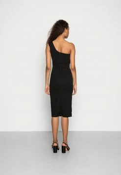 WAL G. GIGI ONE SLEEVE MIDI DRESS - Cocktail Dress / Party Dress - Black -WAL G. Sales Store c5e553b010374ec8a247a71ec0bc99b2