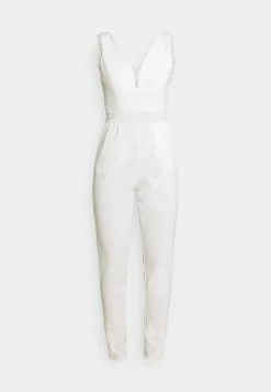 WAL G. NIKKI V NECK - Jumpsuit - White 4 WAL G. NIKKI V NECK - Jumpsuit - White -WAL G. Sales Store c5eb1f1ac9b649e995adf7c5b52ec924