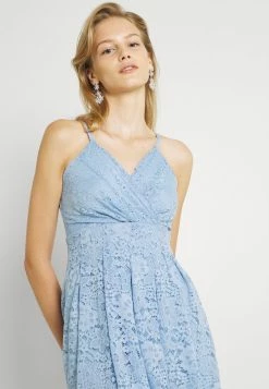 WAL G. EMMA SKATER DRESS - Cocktail Dress / Party Dress - Cornflour Blue -WAL G. Sales Store c62e18cfce57436e954731073ce2cdcb