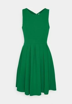 WAL G. MICHA ROUND NECK SKATER DRESS - Jersey Dress - Leaf Green -WAL G. Sales Store c763b006a5cf400794ac552023b4f659