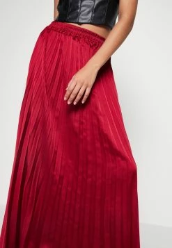WAL G. HOLLY PLEAT SKIRT - Maxi Skirt - Wine -WAL G. Sales Store c8d75ef8ba8f464baa85511b94f923ba