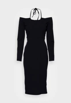 WAL G. ALEXIS CUT OUT HALTER DRESS - Cocktail Dress / Party Dress - Navy -WAL G. Sales Store c8ec2e990e9340dda002c66451a94657