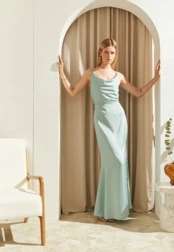 WAL G. WGXZL WEDDING - BEST FRIEND COWL NECK MAXI DRESS - Occasion Wear - Mint