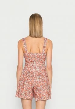 WAL G. COAST V NECK PLAYSUIT - Jumpsuit - Coral -WAL G. Sales Store cbfe9c91d0614db28ac87dc055ca0cea