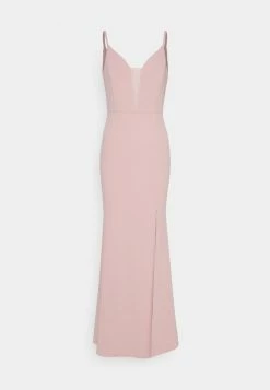 WAL G. WGXZL WEDDING - YEMMY MESH NECK MAXI DRESS - Occasion Wear - Blush Pink -WAL G. Sales Store cd5344c37205403fabda0c3fb41d1288