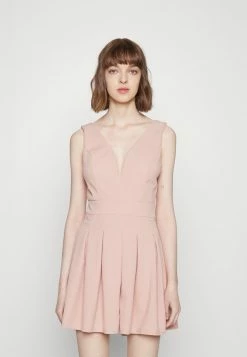 WAL G. SIRI V NECK PLAYSUIT - Jumpsuit - Blush Pink